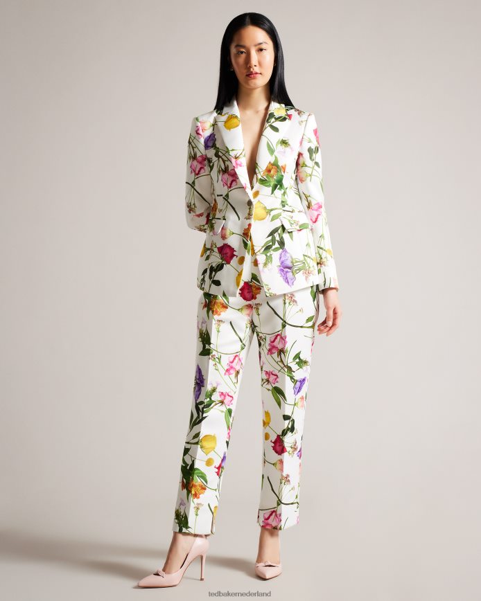 Ted Baker Teliah leren pumps verfraaid met strik donker roze schoenen vrouwen 6R02N895