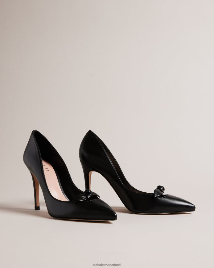 Ted Baker Teliah leren pumps verfraaid met strik zwart schoenen vrouwen 6R02N900