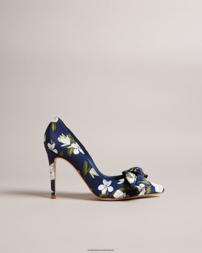 Ted Baker hyra pumps met bloemenstrik marine schoenen vrouwen 6R02N871