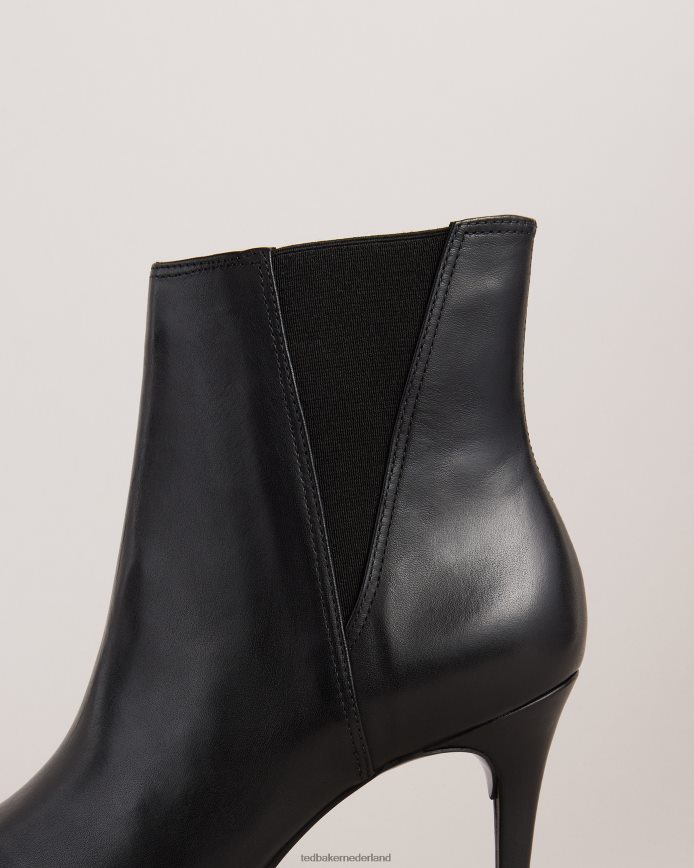 Ted Baker Maaryal leren stiletto enkellaarzen zwart schoenen vrouwen 6R02N840