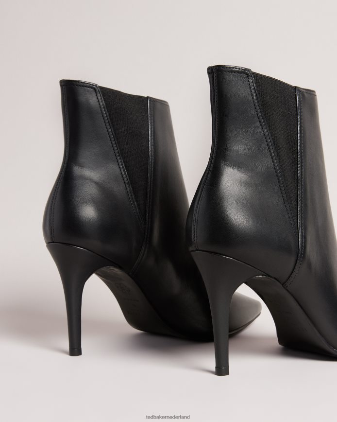 Ted Baker Maaryal leren stiletto enkellaarzen zwart schoenen vrouwen 6R02N840