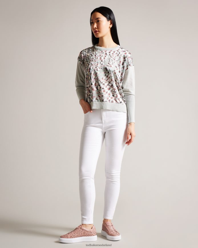 Ted Baker cwisp lasergesneden platformschoenen donker roze schoenen vrouwen 6R02N884