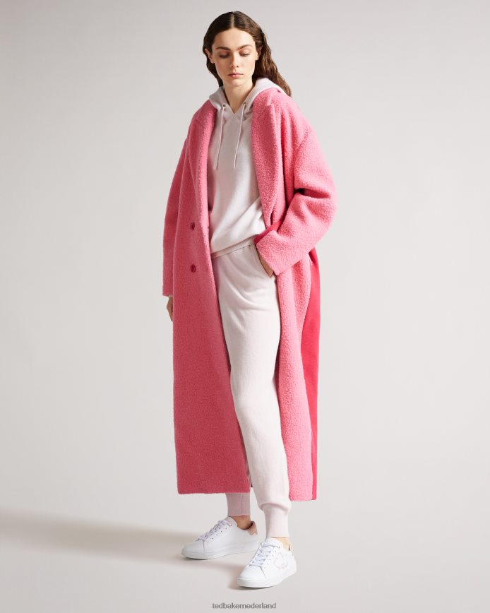 Ted Baker tarliah magnolia-sneaker met cupzool en bloemenplaatsing wit-roze schoenen vrouwen 6R02N906