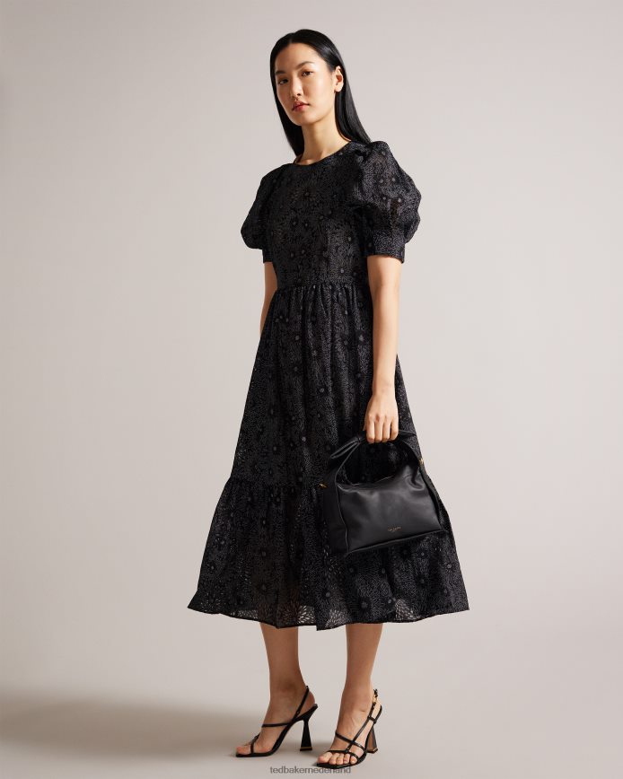 Ted Baker Crossbodytas met niasin strikdetail zwart Tassen vrouwen 6R02N727