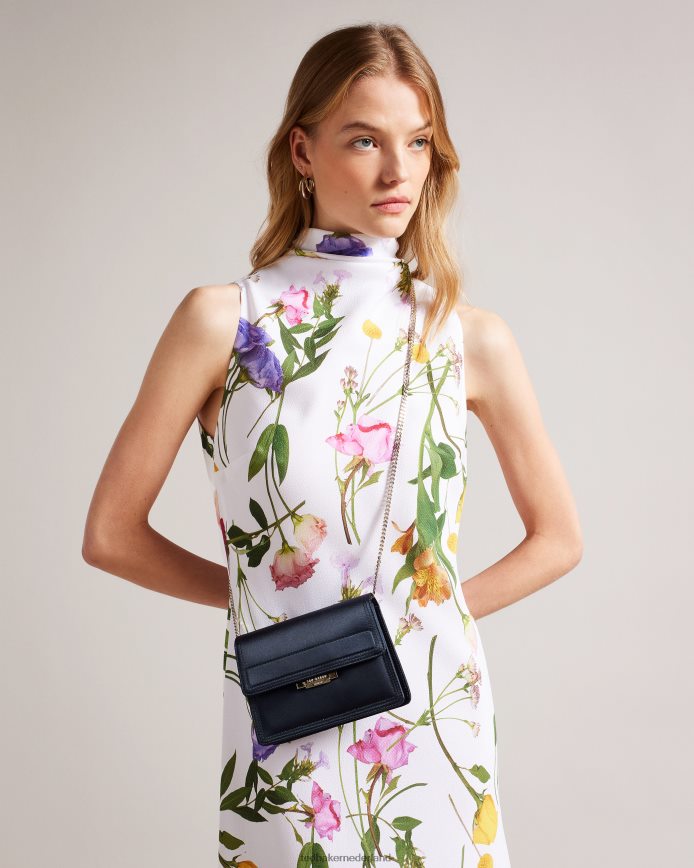 Ted Baker Kienya satijnen crossbodytas donkerblauw Tassen vrouwen 6R02N748