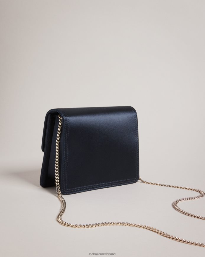 Ted Baker Kienya satijnen crossbodytas donkerblauw Tassen vrouwen 6R02N748