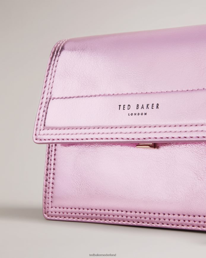 Ted Baker Libbe leren crossbodytas roze Tassen vrouwen 6R02N680