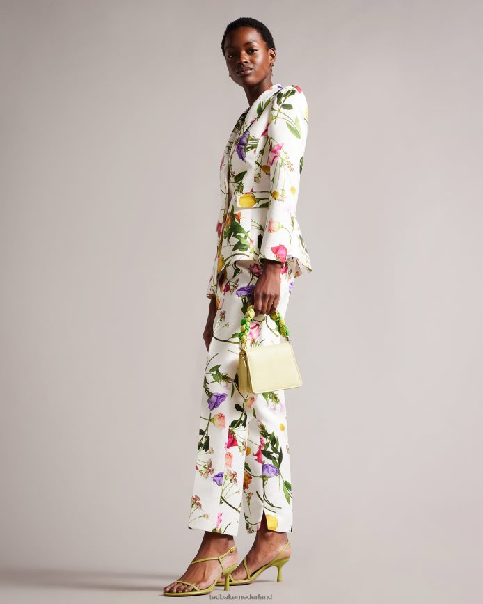 Ted Baker Maryse crossbodytas met geknoopt handvat limoen Tassen vrouwen 6R02N720