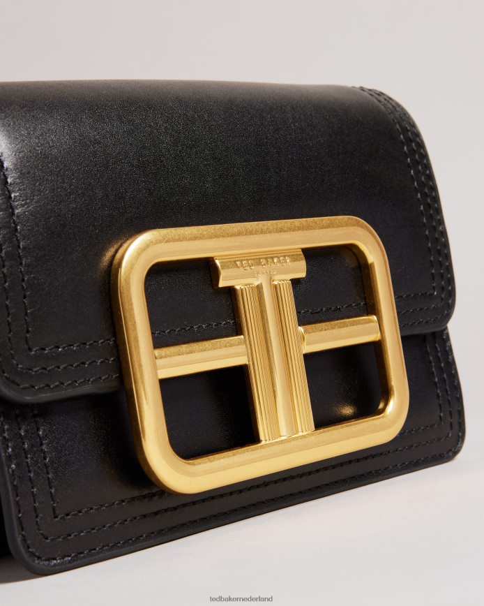 Ted Baker Tikisha statement hardware mini-crossbodytas zwart Tassen vrouwen 6R02N714