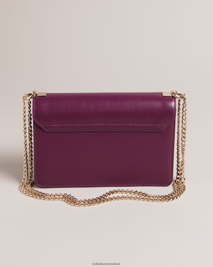 Ted Baker jorjey crossbodytas met bloemoogjes ossenbloed Tassen vrouwen 6R02N674