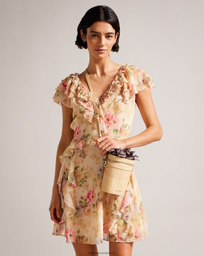 Ted Baker tuuliip tulp crossbodytas natuurlijk Tassen vrouwen 6R02N754