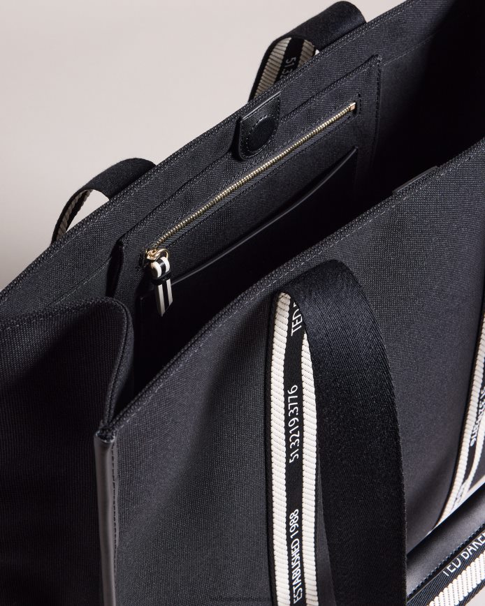 Ted Baker Canvas draagtas met georjey-merk zwart Tassen vrouwen 6R02N726