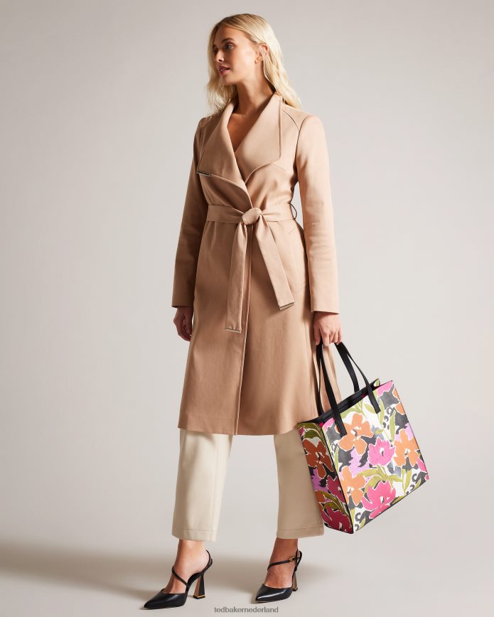 Ted Baker Malicon magnolia print grote icon tas roze Tassen vrouwen 6R02N772