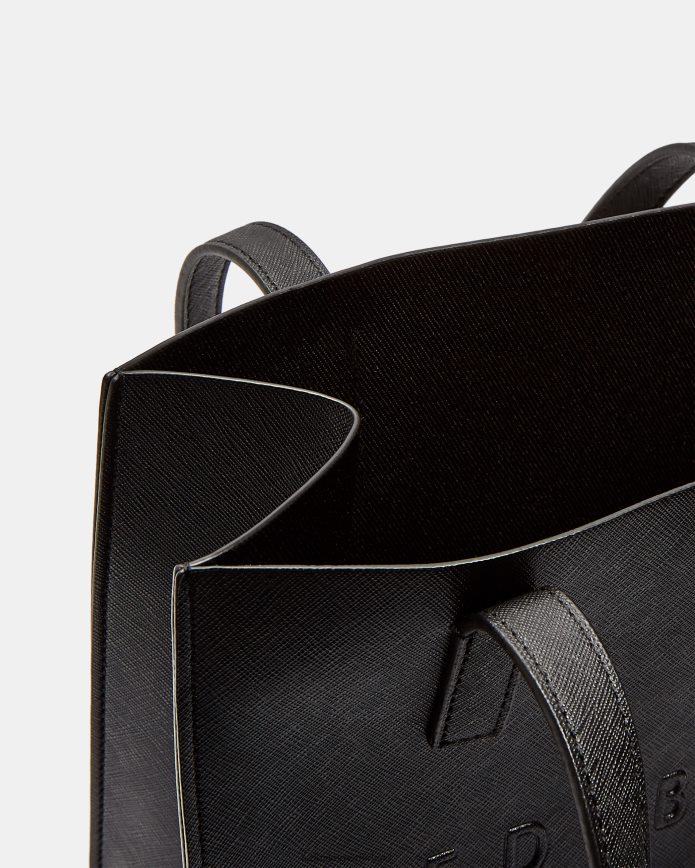 Ted Baker Seacon kleine crosshatch icon-tas zwart Tassen vrouwen 6R02N780