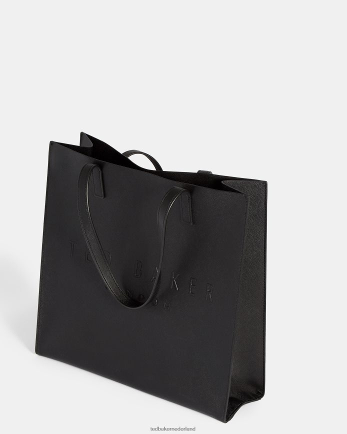 Ted Baker soocon grote crosshatch icon tas zwart Tassen vrouwen 6R02N763 6R02N763 Opvallende prints op Ted Baker Nederland Ted Baker tas van levendige bloemen tot opvallende geometrische patronen deze...