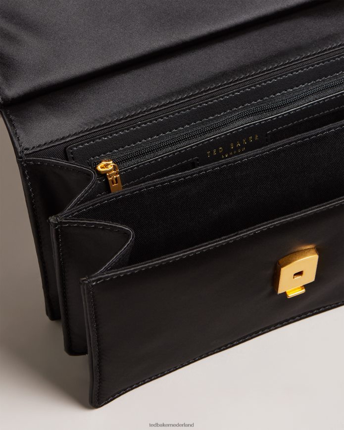 Ted Baker Kialynn mini-schoudertas met dikke ketting zwart Tassen vrouwen 6R02N676