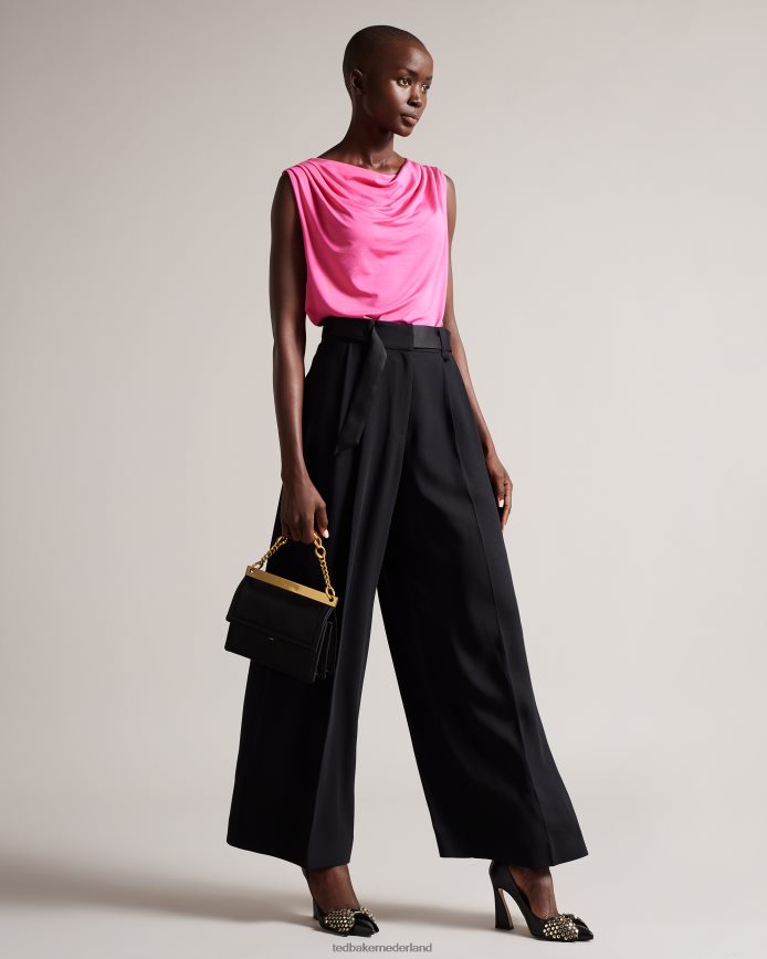 Ted Baker Kialynn mini-schoudertas met dikke ketting zwart Tassen vrouwen 6R02N676