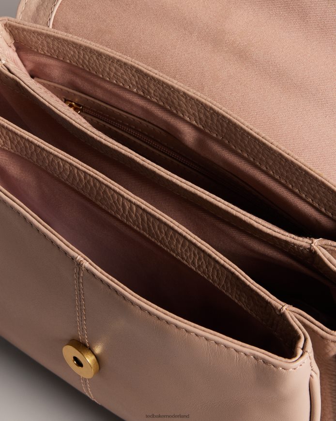 Ted Baker Nishat kiezelleren schoudertas taupe Tassen vrouwen 6R02N672
