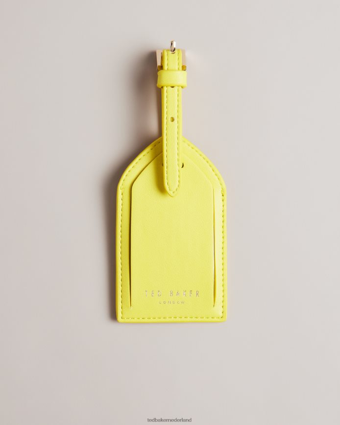 Ted Baker Citroen Citroen bagagelabel licht geel Tassen vrouwen 6R02N824
