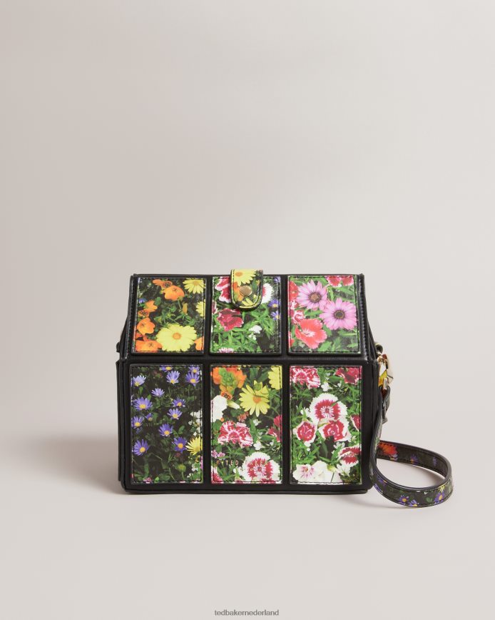 Ted Baker Grnhous bloemenkaszak zwart Tassen vrouwen 6R02N788
