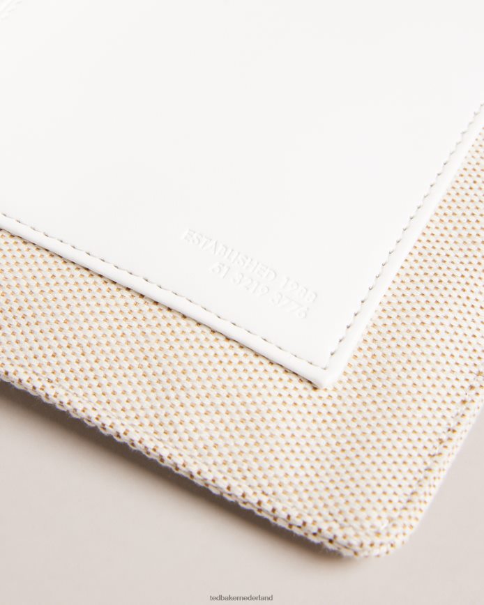 Ted Baker Aksina canvas tasje ecru Tassen vrouwen 6R02N779