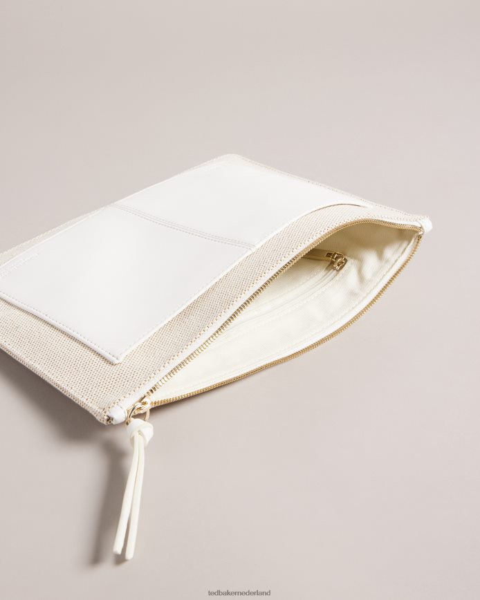 Ted Baker Aksina canvas tasje ecru Tassen vrouwen 6R02N779