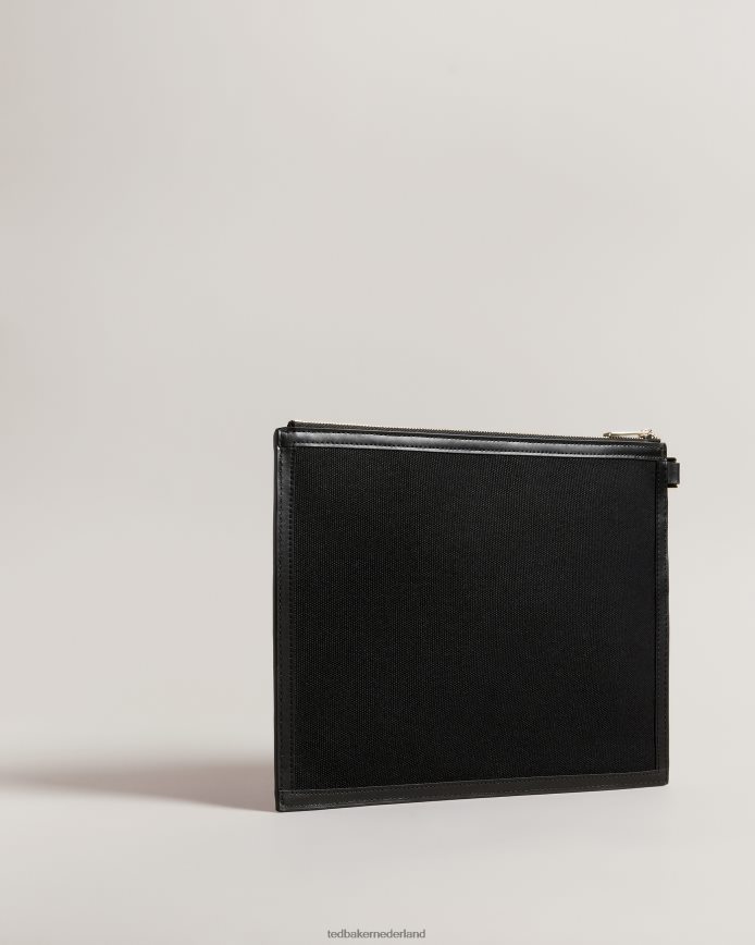 Ted Baker Vivitora canvas tasje met singelband zwart Tassen vrouwen 6R02N764