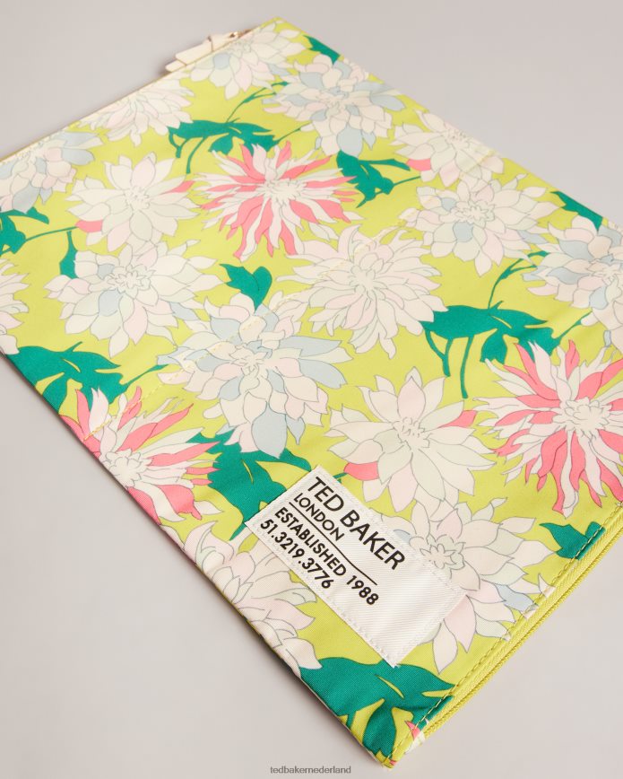 Ted Baker abbigaal bloemen nat en droog zakje geel Tassen vrouwen 6R02N1131