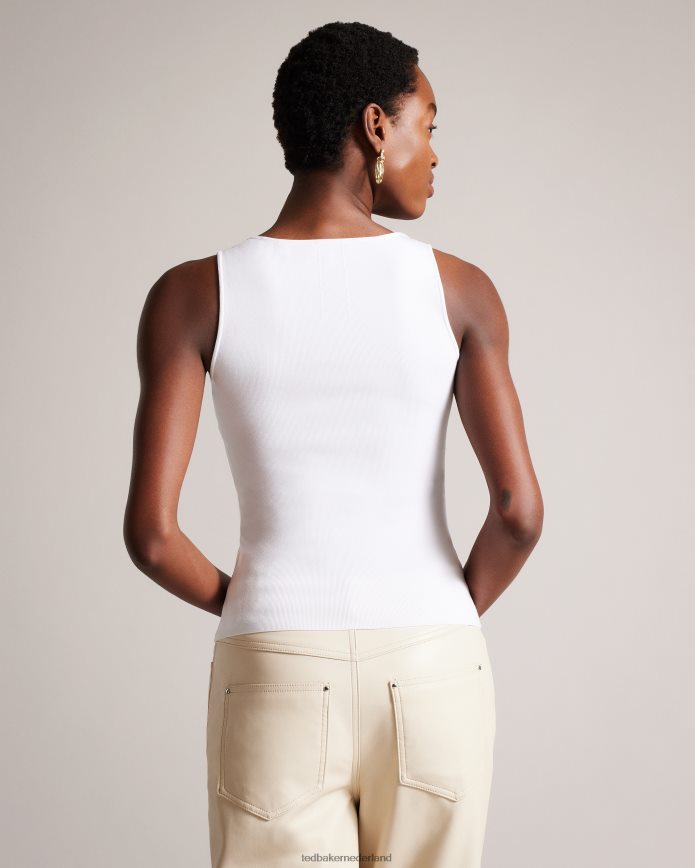 Ted Baker Sarhaa gebreide top wit kleding vrouwen 6R02N275