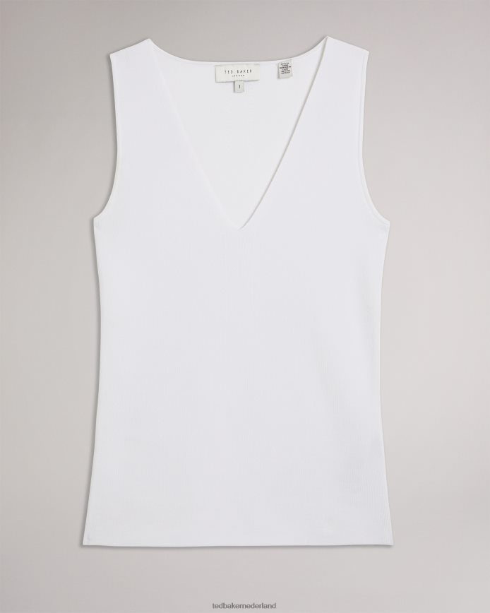 Ted Baker Sarhaa gebreide top wit kleding vrouwen 6R02N275