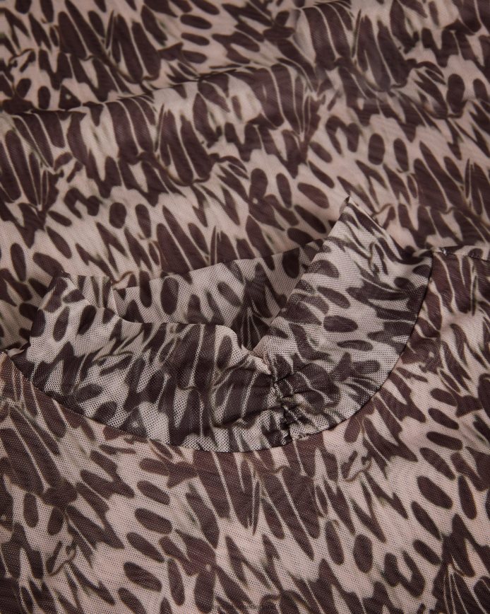 Ted Baker Jumila aansluitende top met hoge hals naakt-roze kleding vrouwen 6R02N104