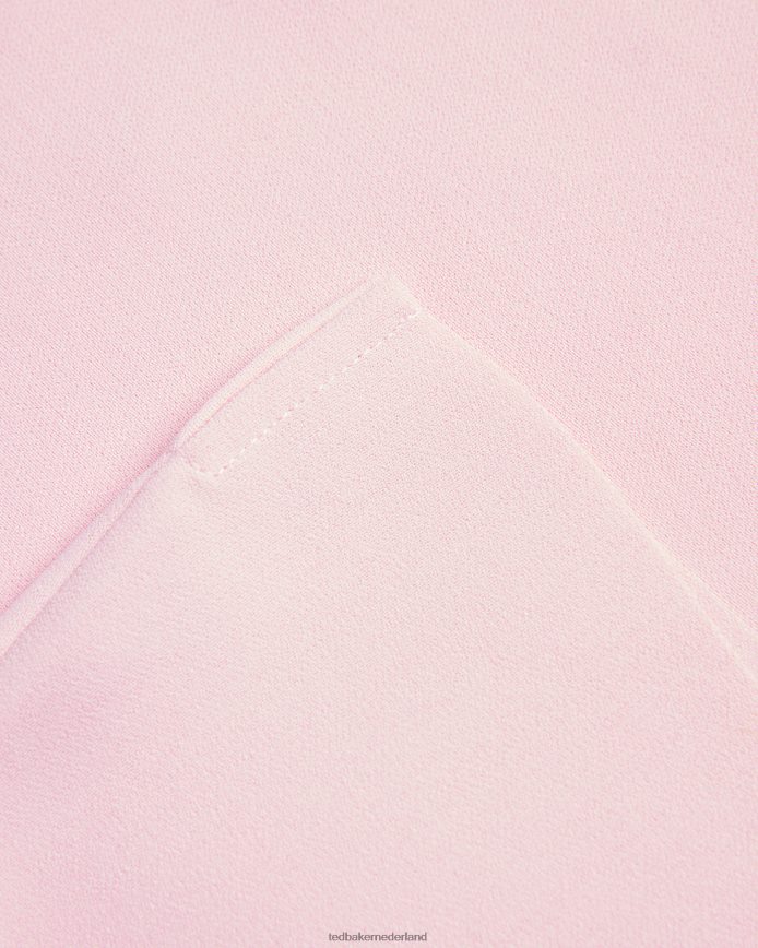 Ted Baker Siina cami-top met geschulpte halslijn donker roze kleding vrouwen 6R02N307