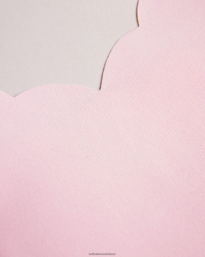 Ted Baker Siina cami-top met geschulpte halslijn donker roze kleding vrouwen 6R02N307