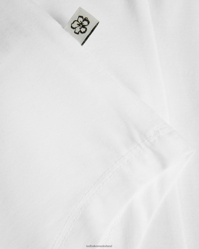 Ted Baker brielll aansluitende v-hals wit kleding vrouwen 6R02N150