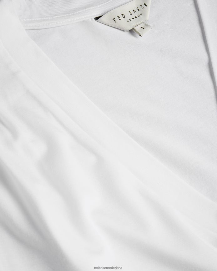 Ted Baker brielll aansluitende v-hals wit kleding vrouwen 6R02N150
