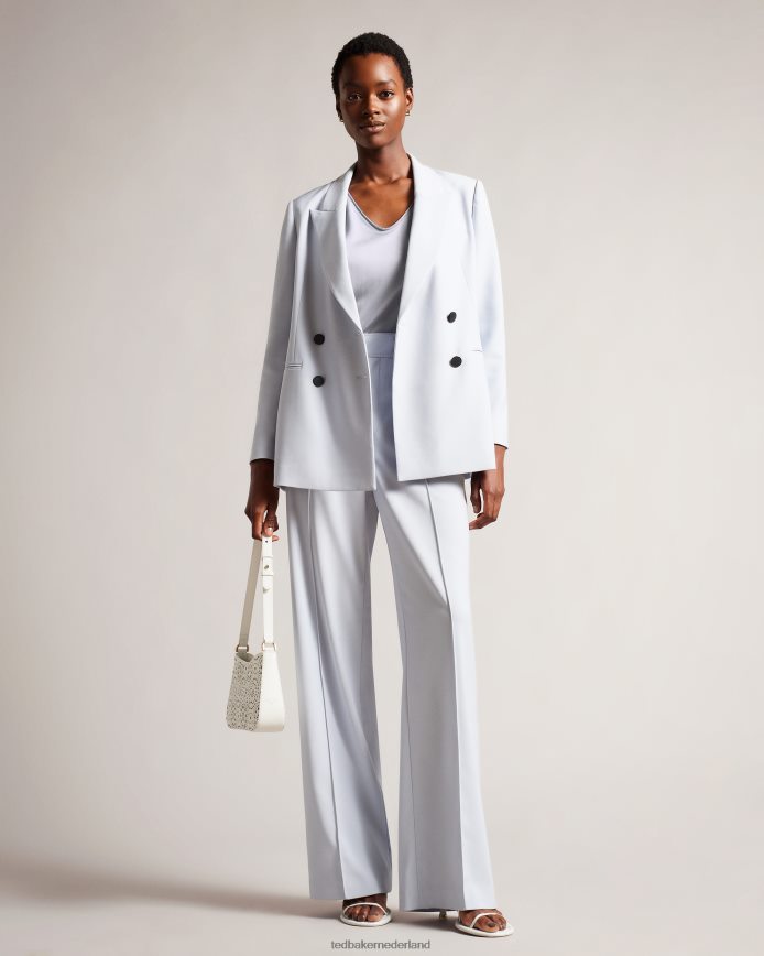 Ted Baker shavon v-vest aan de voorkant lichtgrijs kleding vrouwen 6R02N375