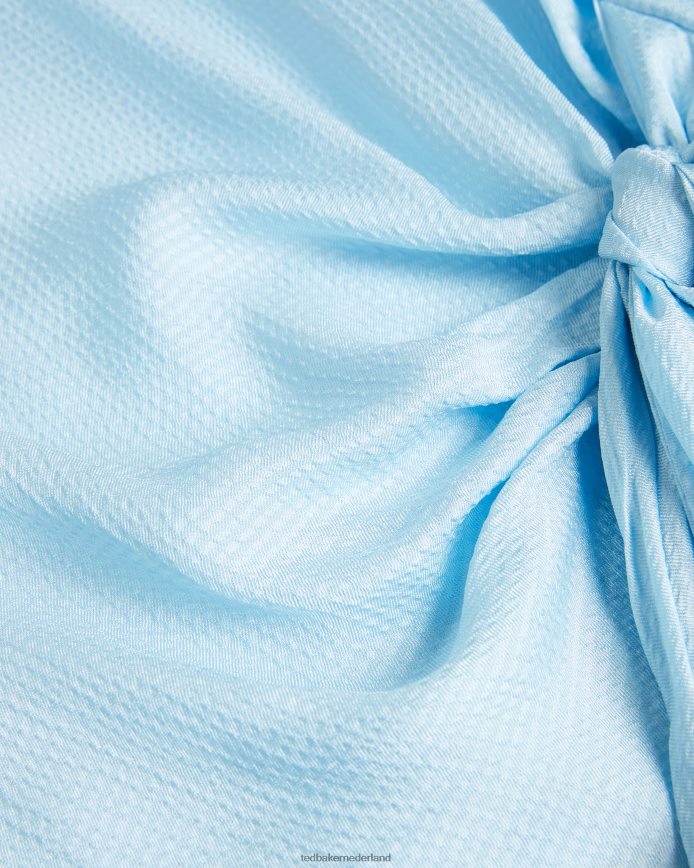 Ted Baker thaliya T-shirt met integrale stropdas lichtblauw kleding vrouwen 6R02N94