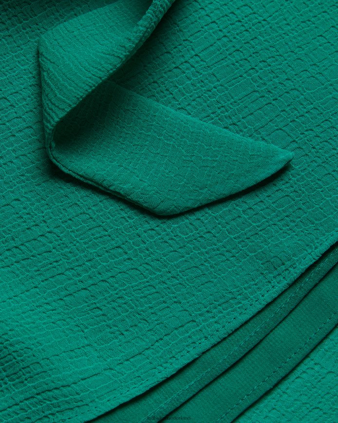 Ted Baker Mouwloze top van Lydhia met strikdetail groente kleding vrouwen 6R02N457