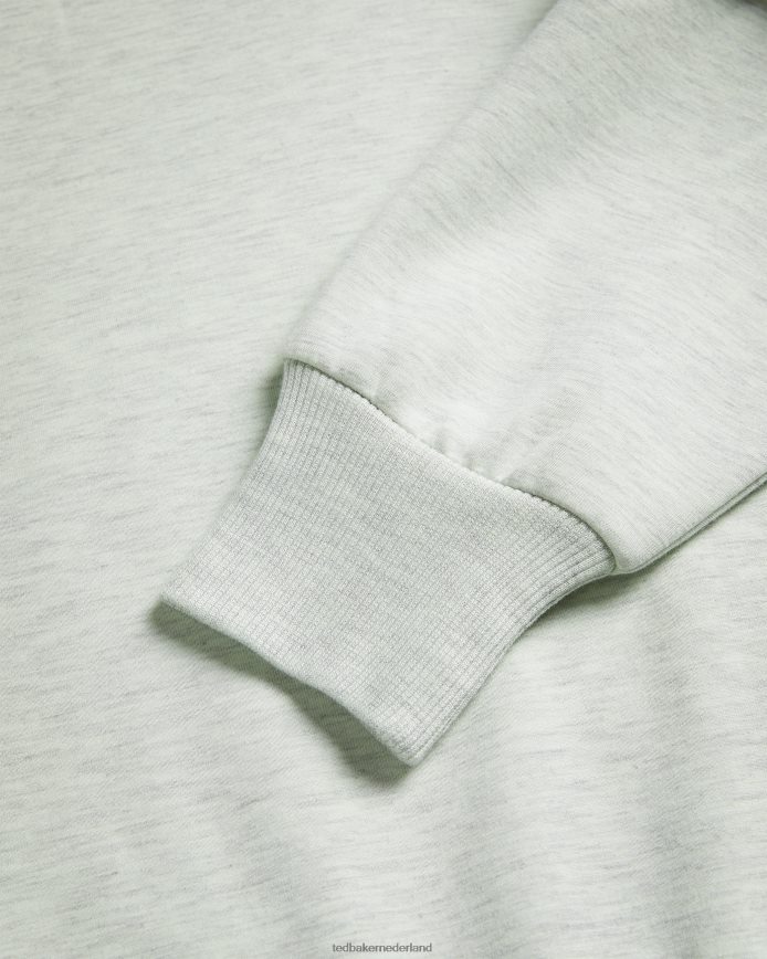 Ted Baker Yazme sweatshirt met ruches en kettingafwerking licht groen kleding vrouwen 6R02N90