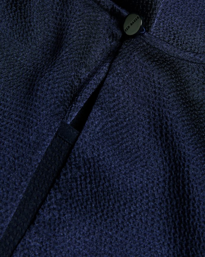 Ted Baker jamihla mouwloze top van gehamerd satijn marine kleding vrouwen 6R02N433