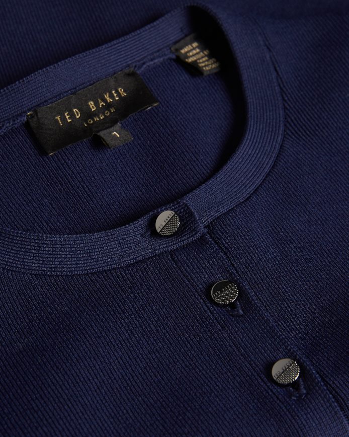 Ted Baker Perine rayon cropped vest marine kleding vrouwen 6R02N610