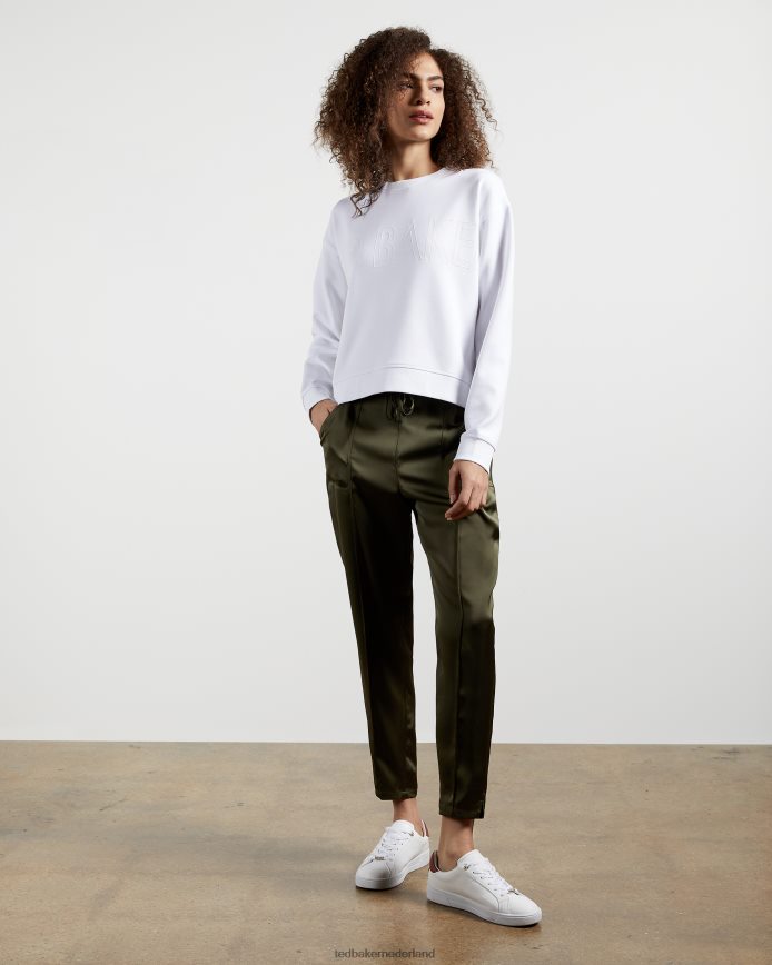 Ted Baker Sweatshirt met Lorito-logo wit kleding vrouwen 6R02N511