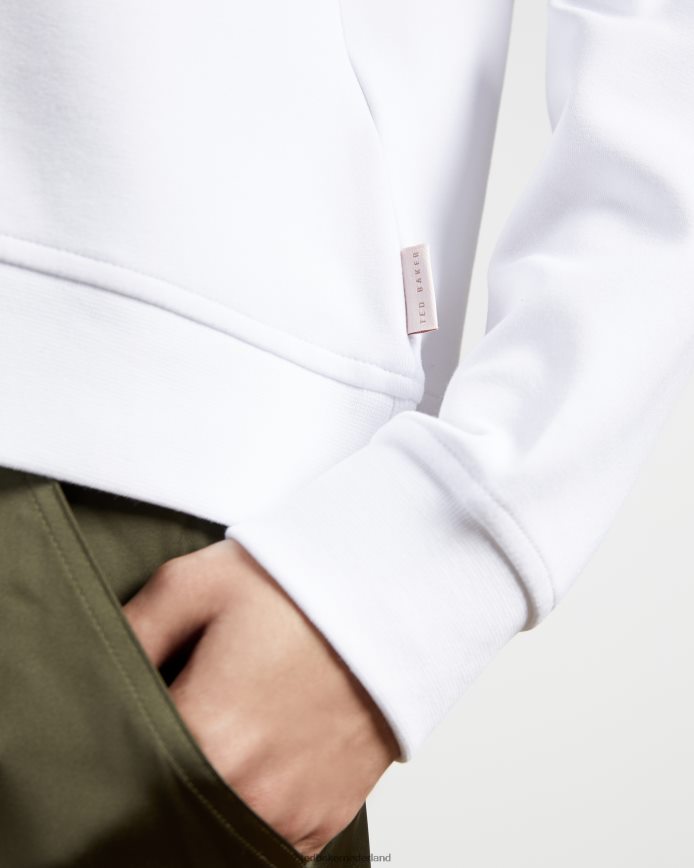 Ted Baker Sweatshirt met Lorito-logo wit kleding vrouwen 6R02N511