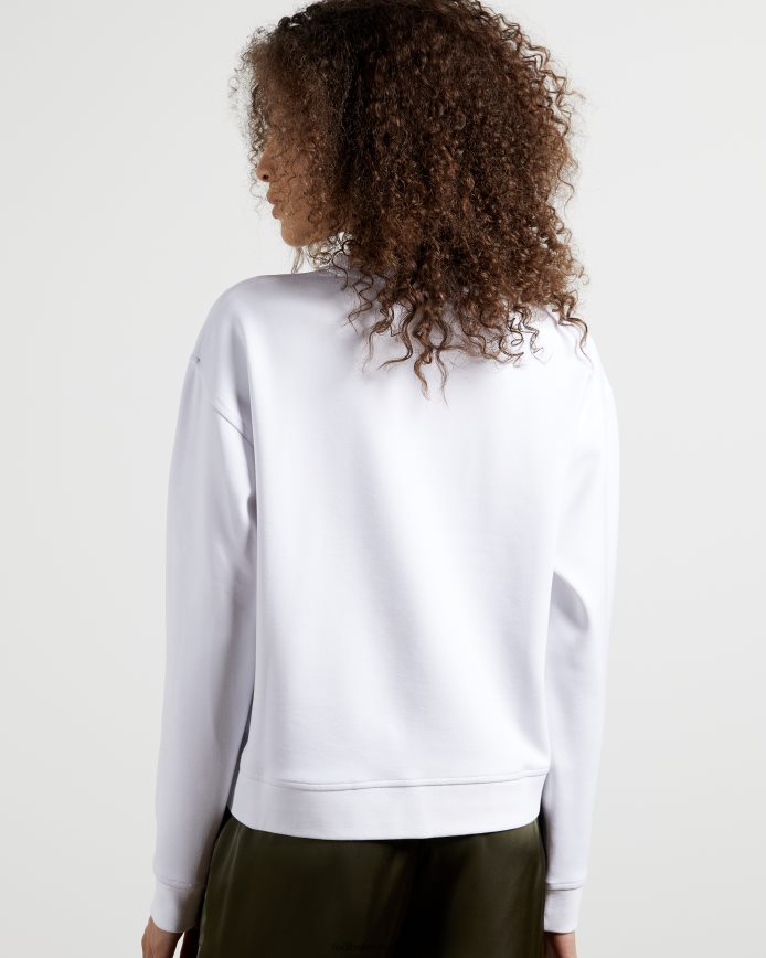 Ted Baker Sweatshirt met Lorito-logo wit kleding vrouwen 6R02N511