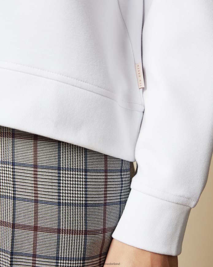 Ted Baker Sweatshirt met Lorito-logo wit kleding vrouwen 6R02N511