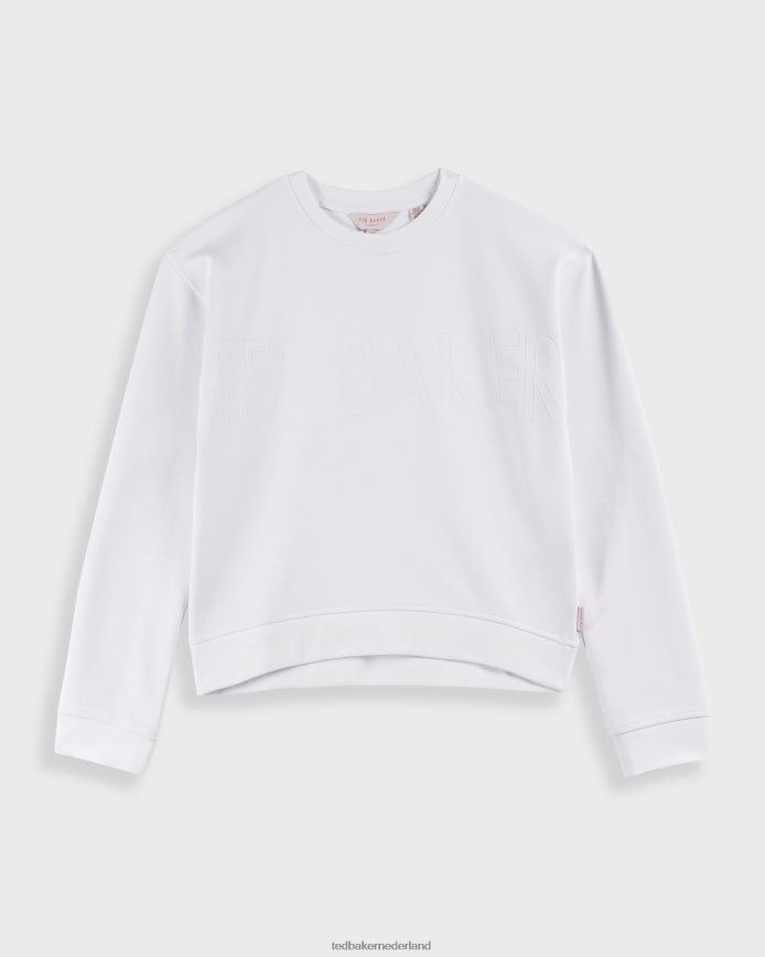 Ted Baker Sweatshirt met Lorito-logo wit kleding vrouwen 6R02N511