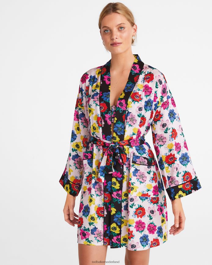 Ted Baker dittsa gewaad met bloemenprint veelkleurig kleding vrouwen 6R02N606