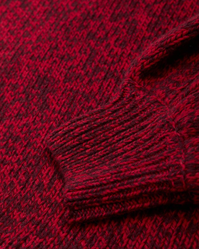 Ted Baker elvinaa dikke trui met statement mouwen fel rood kleding vrouwen 6R02N594