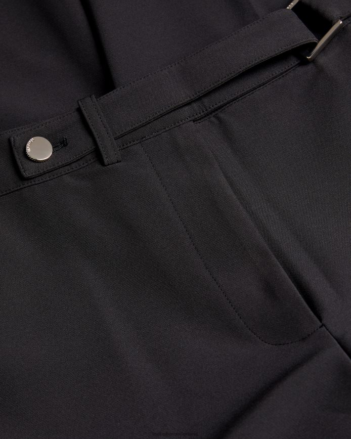 Ted Baker raet slanke getailleerde broek zwart kleding vrouwen 6R02N552