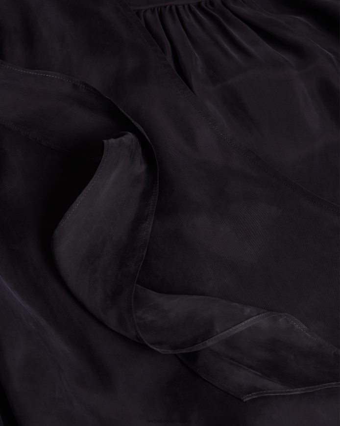 Ted Baker ralda wikkeltop met blouson volledige mouw marine kleding vrouwen 6R02N568